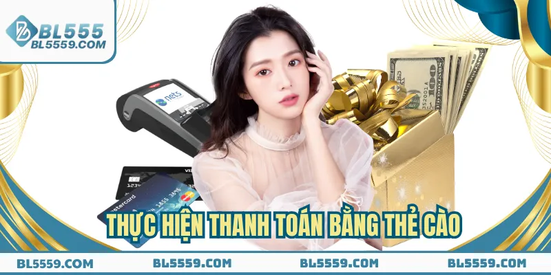 Thực hiện thanh toán bằng thẻ cào đầy tiện lợi